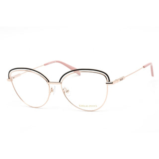 Emilio Pucci EP5170 Eyeglasses black/other/Clear Lens-AmbrogioShoes