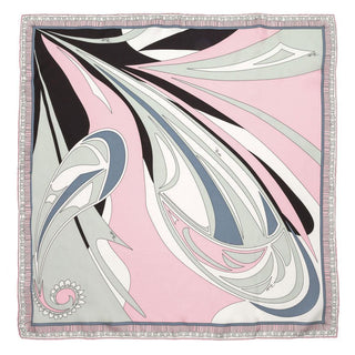 Emilio Pucci Scarves Swirl Paisley and Geometric Print Scarf (EP105)-AmbrogioShoes