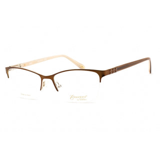 Emozioni 4379 Eyeglasses Brown Gold / Clear Lens-AmbrogioShoes