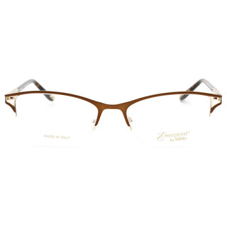 Emozioni EM 4398 Eyeglasses Brown Gold/Clear demo lens-AmbrogioShoes
