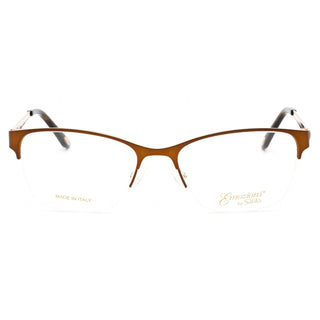 Emozioni EM 4407 Eyeglasses BROWN GOLD/Clear demo lens-AmbrogioShoes