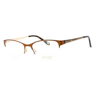 Emozioni EM 4407 Eyeglasses BROWN GOLD/Clear demo lens-AmbrogioShoes