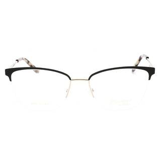 Emozioni EM 4408 Eyeglasses Matte Black Gold / Clear Lens-AmbrogioShoes