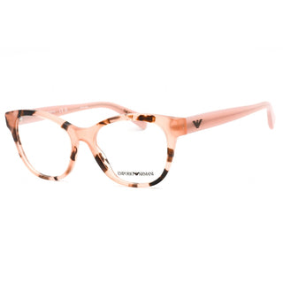 Emporio Armani 0EA3162 Eyeglasses Shiny Pink Havana/Clear demo lens-AmbrogioShoes