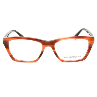 Emporio Armani 0EA3186 Eyeglasses Striped Brown/Clear demo lens-AmbrogioShoes