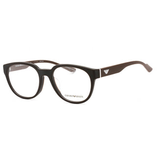 Emporio Armani 0EA3224F Eyeglasses Matte Brown / Clear Lens-AmbrogioShoes