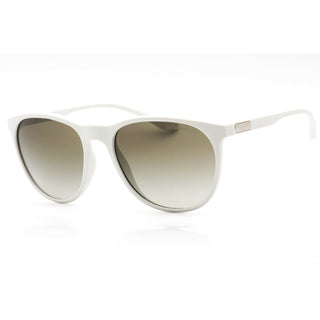 Emporio Armani 0EA4210 Sunglasses Matte White / Green Gradient-AmbrogioShoes