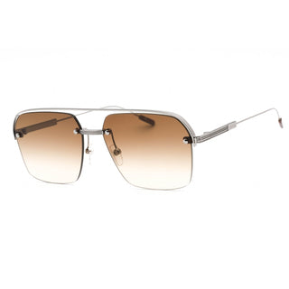 Ermenegildo Zegna EZ0213 Sunglasses Shiny Gunmetal / Gradient Brown-AmbrogioShoes