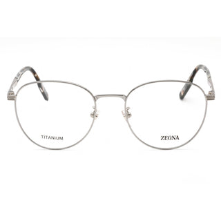 Ermenegildo Zegna EZ5252-H Eyeglasses Shiny Light Ruthenium / Clear Lens-AmbrogioShoes