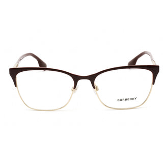 Burberry 0BE1362 Eyeglasses ight Gold / Bordeaux/Clear demo lens