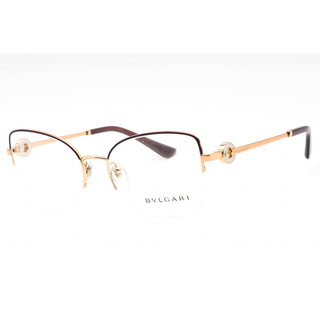 Bvlgari 0BV2246B Eyeglasses Pink Gold/Purple / Clear Lens