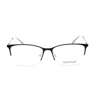 Calvin Klein CK18121 Eyeglasses SATIN BLACK/Clear Demo Lens