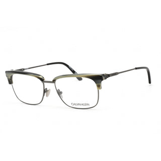 Calvin Klein CK18124  Eyeglasses CHARCOAL HORN/Clear demo lens