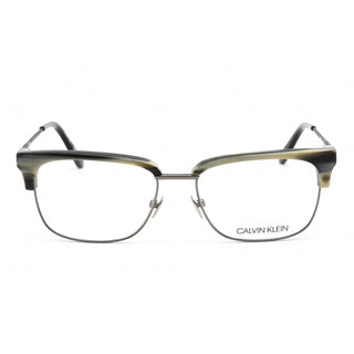 Calvin Klein CK18124  Eyeglasses CHARCOAL HORN/Clear demo lens