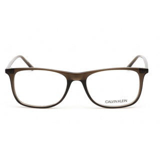 Calvin Klein CK19513 Eyeglasses Crystal Dark Brown / Clear Lens-AmbrogioShoes