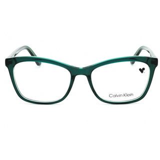 Calvin Klein CK19529 Eyeglasses CRYSTAL EMERALD/LIME/Clear demo lens