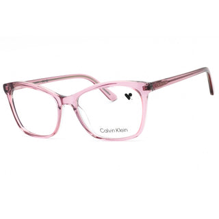 Calvin Klein CK19529 Eyeglasses CRYSTAL MAUVE/ROSE/Clear demo lens