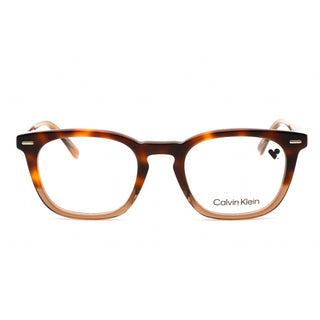 Calvin Klein CK21711 Eyeglasses BROWN HAVANA/Clear demo lens-AmbrogioShoes
