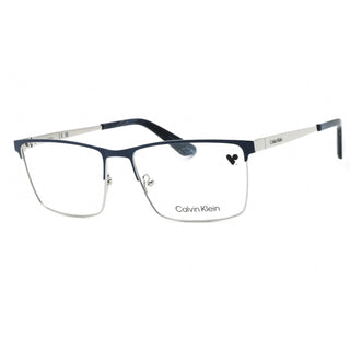 Calvin Klein CK22102 Eyeglasses BLUE/ GUNMETAL/Clear demo lens