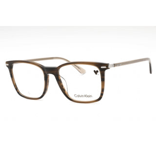 Calvin Klein CK22541 Eyeglasses STRIPED OLIVE/Clear demo lens