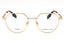 714 - MATTE GOLD/clear demo lens