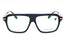 410 - TRANSPARENT BLUE/clear demo lens