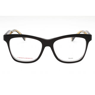 Carolina Herrera CH 0016 Eyeglasses BLACK GREY/Clear demo lens