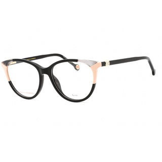 Carolina Herrera CH 0054 Eyeglasses Black Nude / Clear demo lens