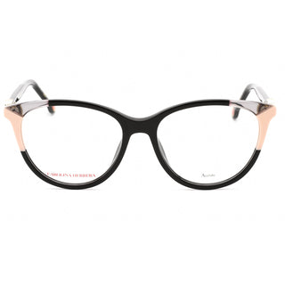 Carolina Herrera CH 0054 Eyeglasses Black Nude / Clear demo lens