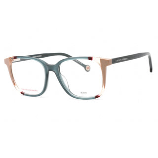Carolina Herrera CH 0065 Eyeglasses Teal Brown / Clear demo lens