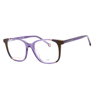 Carolina Herrera CH 0065 Eyeglasses Violet Brown / Clear demo lens