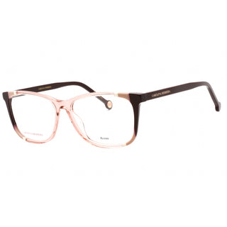 Carolina Herrera CH 0066 Eyeglasses Burgundy Nude / Clear Lens