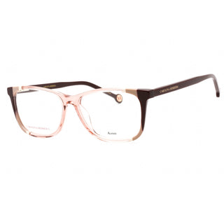 Carolina Herrera CH 0066 Eyeglasses Burgundy Nude / Clear demo lens