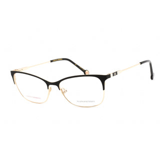 Carolina Herrera CH 0074 Eyeglasses Black Gold / Clear demo lens