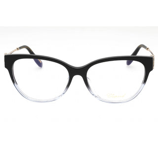 Chopard VCH325S Eyeglasses Gradient Transparent Blue Black / Clear Lens