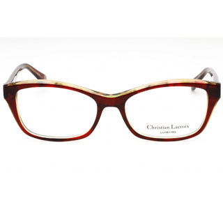 Christian Lacroix CL1049 Eyeglasses Cherry/Clear demo lens