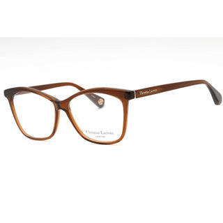 Christian Lacroix CL1070 Eyeglasses Brown/Clear demo lens