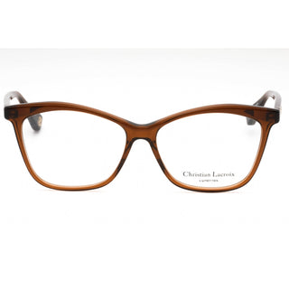 Christian Lacroix CL1070 Eyeglasses Brown/Clear demo lens