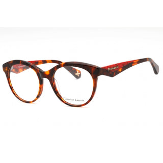 Christian Lacroix CL1118 Eyeglasses Red Havana / Clear demo lens