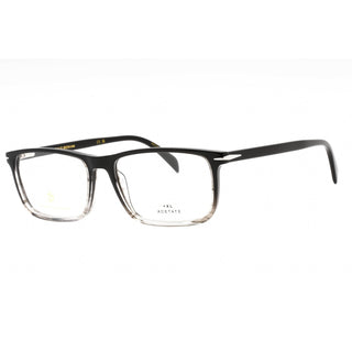 David Beckham DB 1019 Eyeglasses BLACK HORN/Clear demo lens