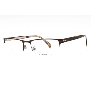 David Beckham DB 1068 Eyeglasses BROWN MT RUTHENIUM/Clear demo lens