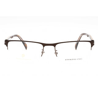 David Beckham DB 1068 Eyeglasses BROWN MT RUTHENIUM/Clear demo lens