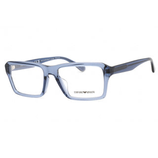 Emporio Armani 0EA3206F Eyeglasses Shiny Transparent Blue / Clear Lens