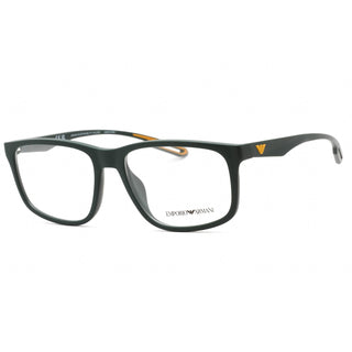 Emporio Armani 0EA3209U Eyeglasses Matte Green/Clear demo lens