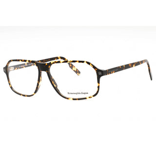 Lunettes de vue Ermenegildo Zegna EZ5227 Havane foncé / Transparent