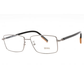 Ermenegildo Zegna EZ5239-H Eyeglasses shiny dark ruthenium/clear demo lens