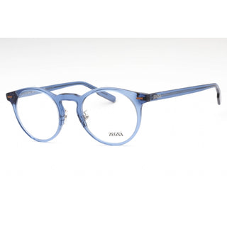 Ermenegildo Zegna EZ5249-H Eyeglasses Shiny Transparent Blue / Clear