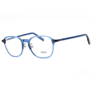 Ermenegildo Zegna EZ5255-H Eyeglasses shiny blue/Clear demo lens