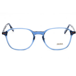 Ermenegildo Zegna EZ5255-H Eyeglasses shiny blue/Clear demo lens