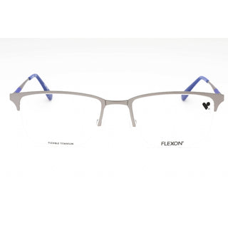 Flexon FLEXON E1130 Eyeglasses MATTE SILVER/Clear demo lens